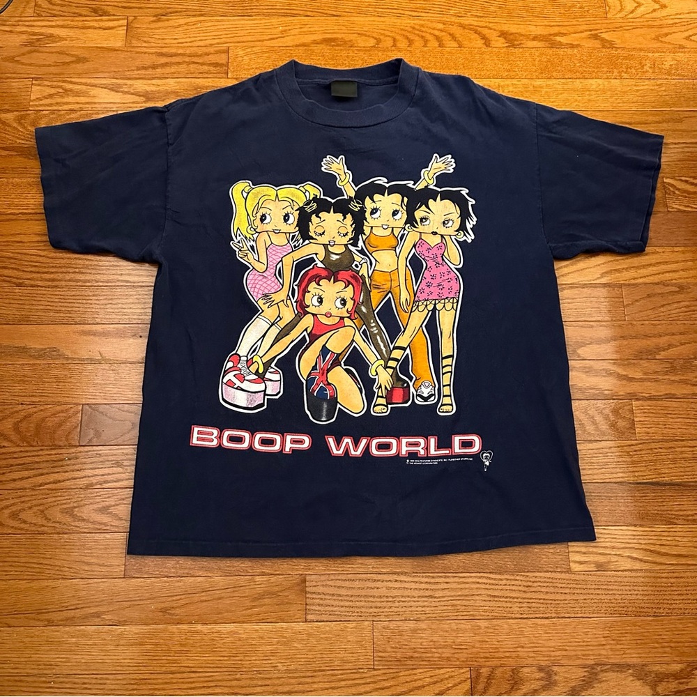 Vintage 1998 Betty Boop Spice Girls Power T shirt size XL